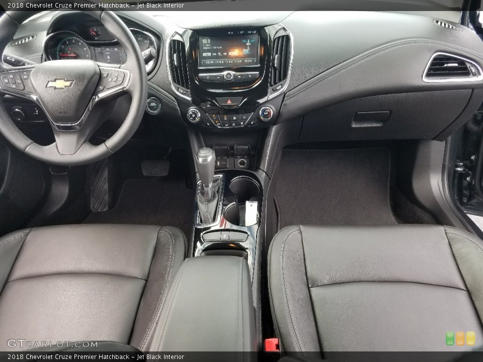 Jet Black Interior Dashboard for the 2018 Chevrolet Cruze Premier Hatchback #127954673
