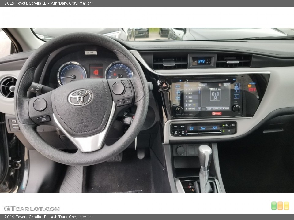 Ash/Dark Gray Interior Dashboard for the 2019 Toyota Corolla LE #127973636