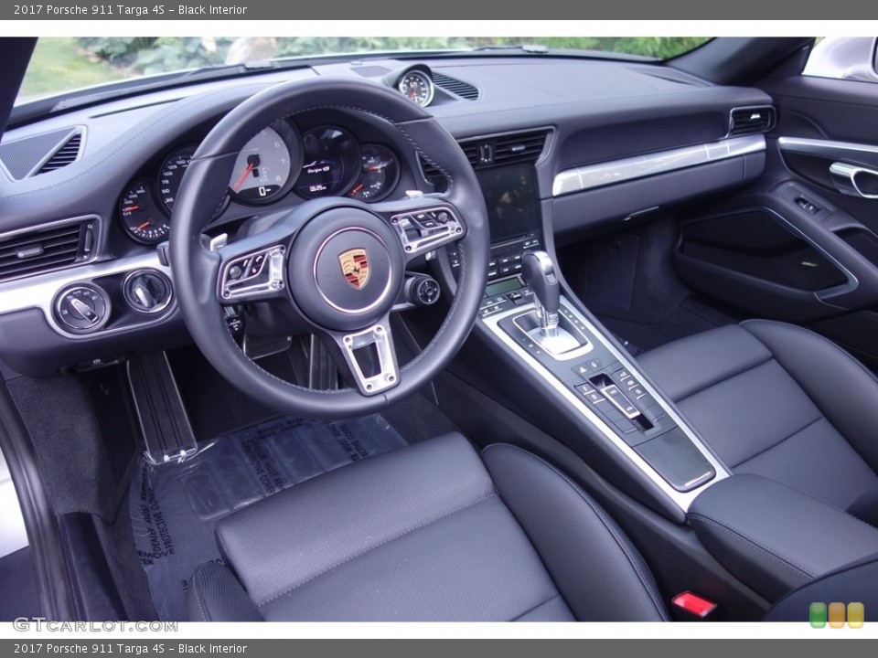 Black Interior Front Seat for the 2017 Porsche 911 Targa 4S #127976246