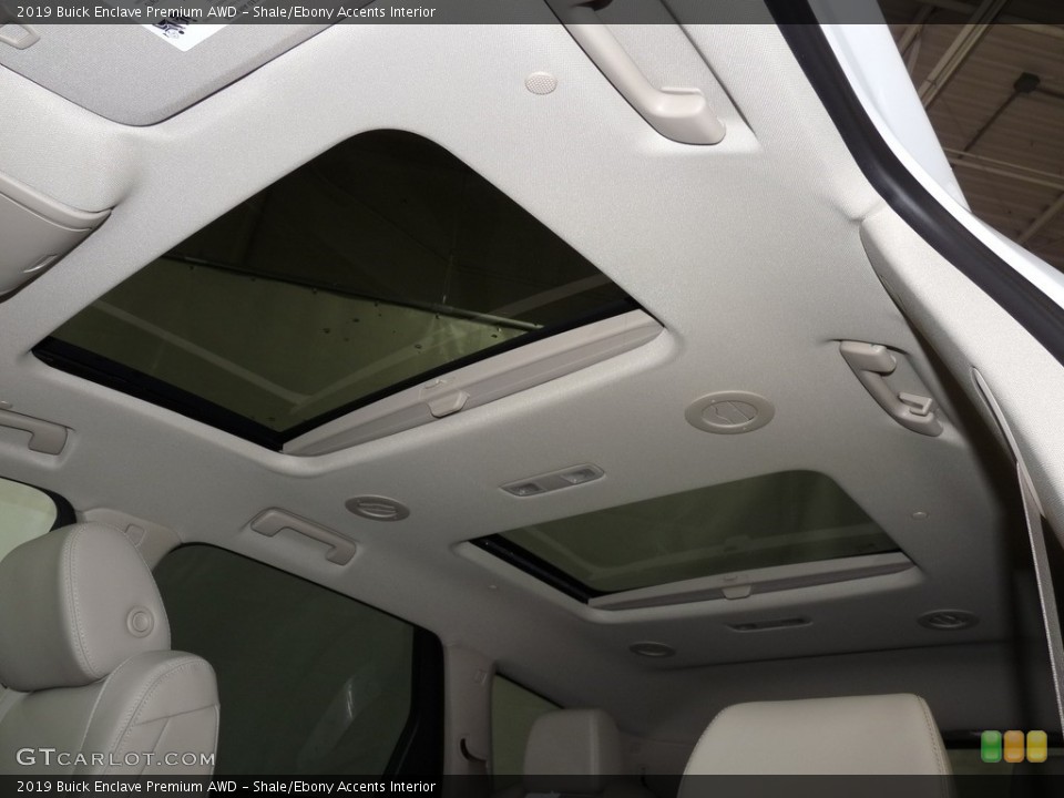 Shale/Ebony Accents Interior Sunroof for the 2019 Buick Enclave Premium AWD #127985012