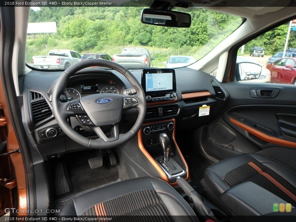Ebony Black/Copper Interior Photo for the 2018 Ford EcoSport SES 4WD #127995665