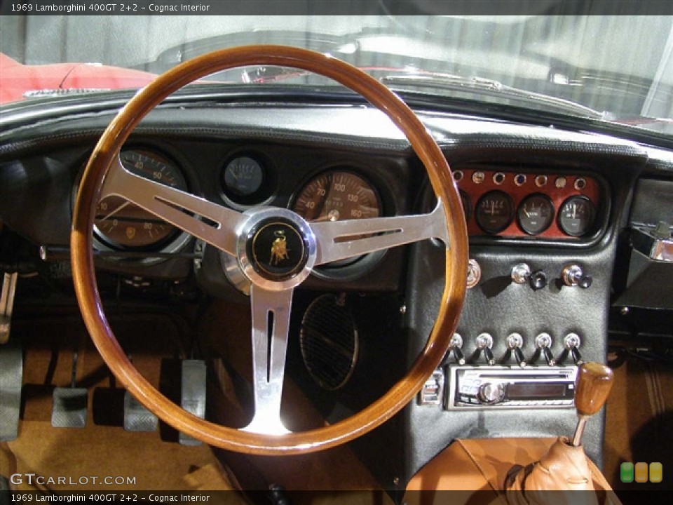 Cognac Interior Dashboard for the 1969 Lamborghini 400GT 2+2 #128003