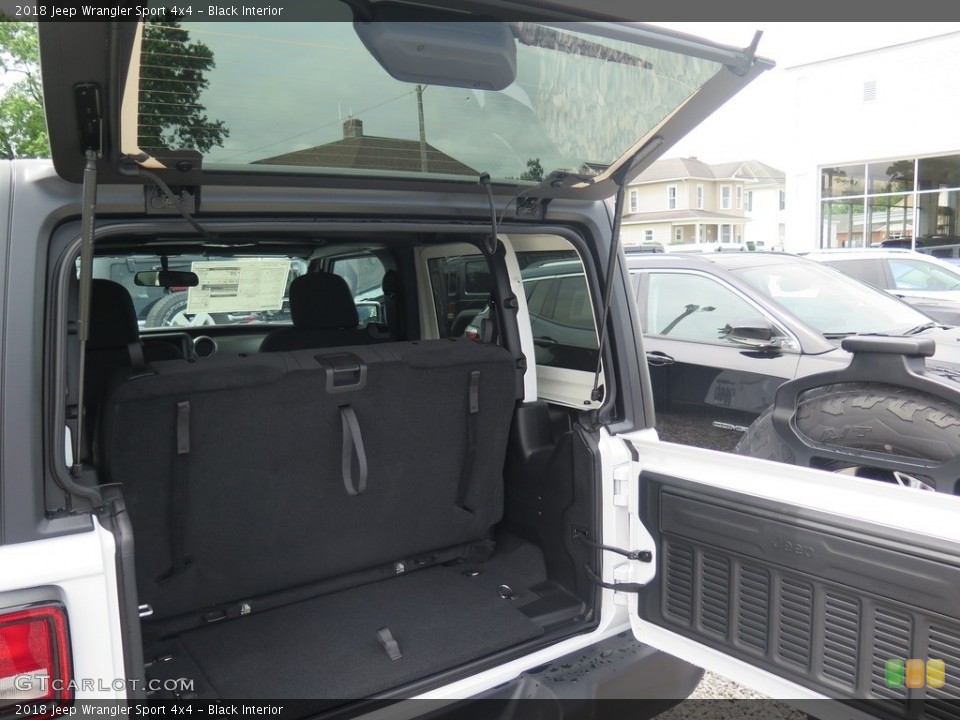 Black Interior Trunk for the 2018 Jeep Wrangler Sport 4x4 #128003995