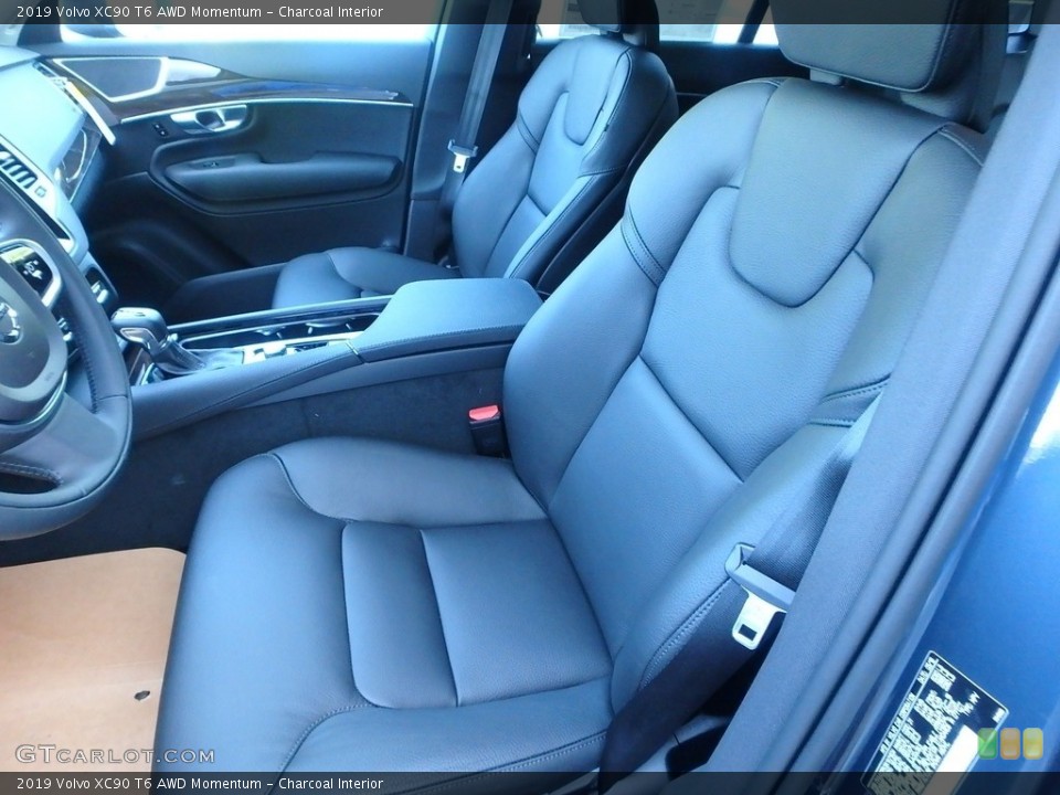 Charcoal Interior Front Seat for the 2019 Volvo XC90 T6 AWD Momentum #128004484