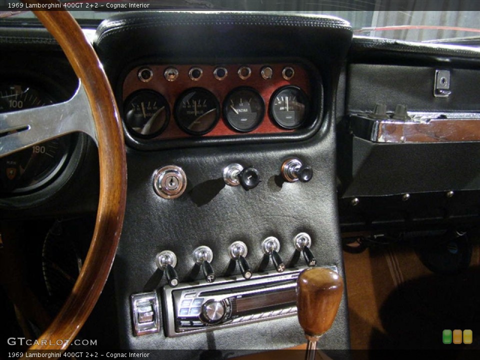 Cognac Interior Controls for the 1969 Lamborghini 400GT 2+2 #128010