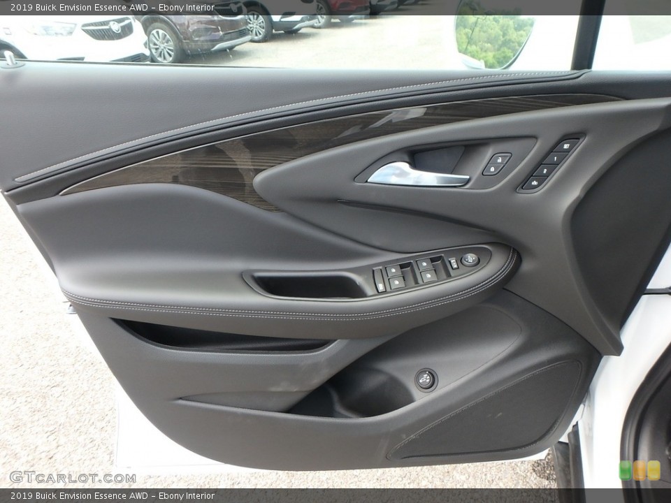 Ebony Interior Door Panel for the 2019 Buick Envision Essence AWD #128010202
