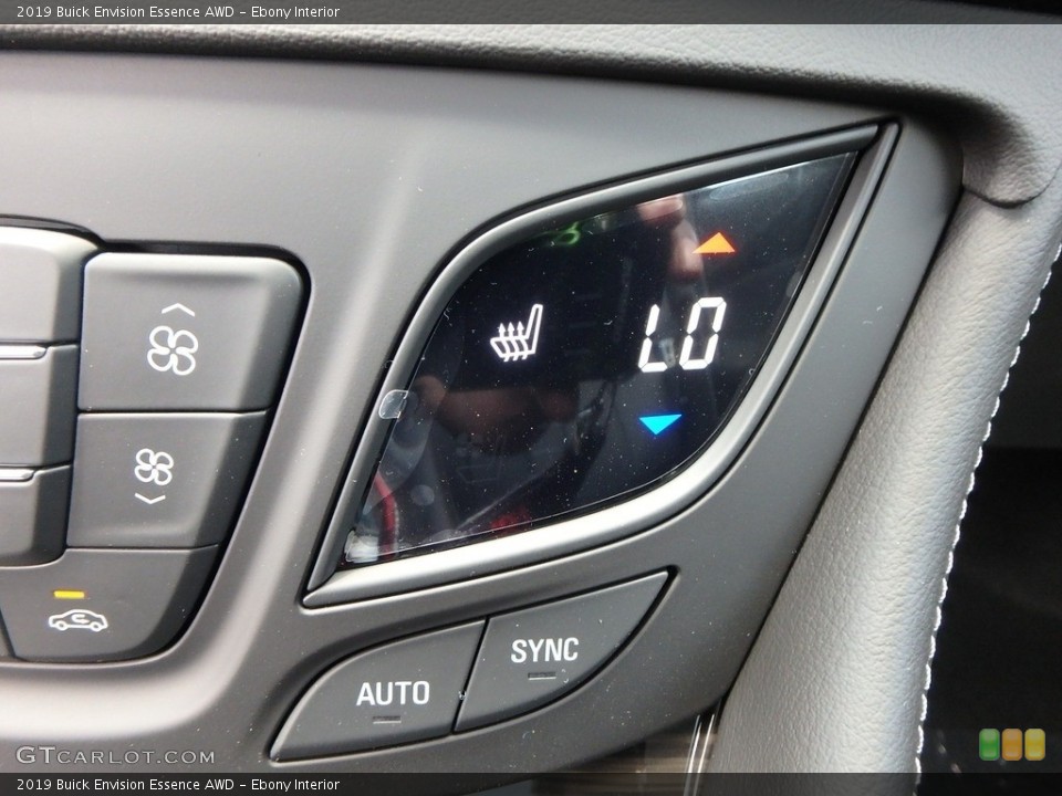 Ebony Interior Controls for the 2019 Buick Envision Essence AWD #128010334