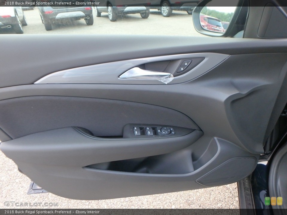Ebony Interior Door Panel for the 2018 Buick Regal Sportback Preferred #128010787