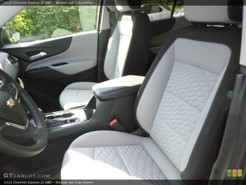 Medium Ash Gray Interior Front Seat for the 2019 Chevrolet Equinox LS AWD #128013217