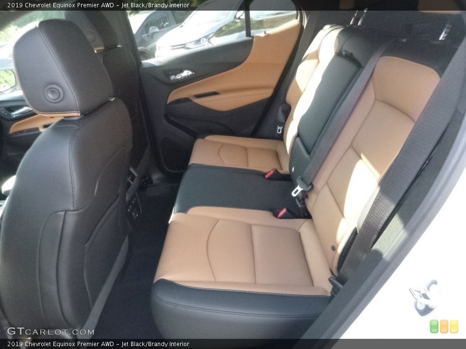 Jet Black/Brandy Interior Rear Seat for the 2019 Chevrolet Equinox Premier AWD #128015848