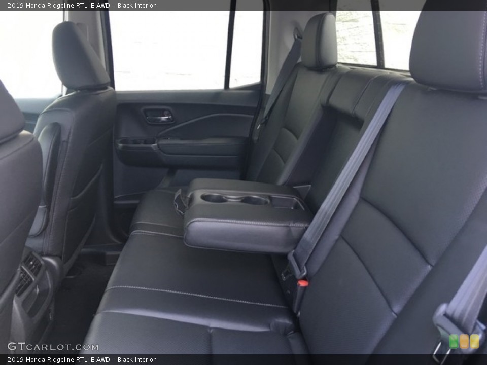 Black Interior Rear Seat for the 2019 Honda Ridgeline RTL-E AWD #128016556