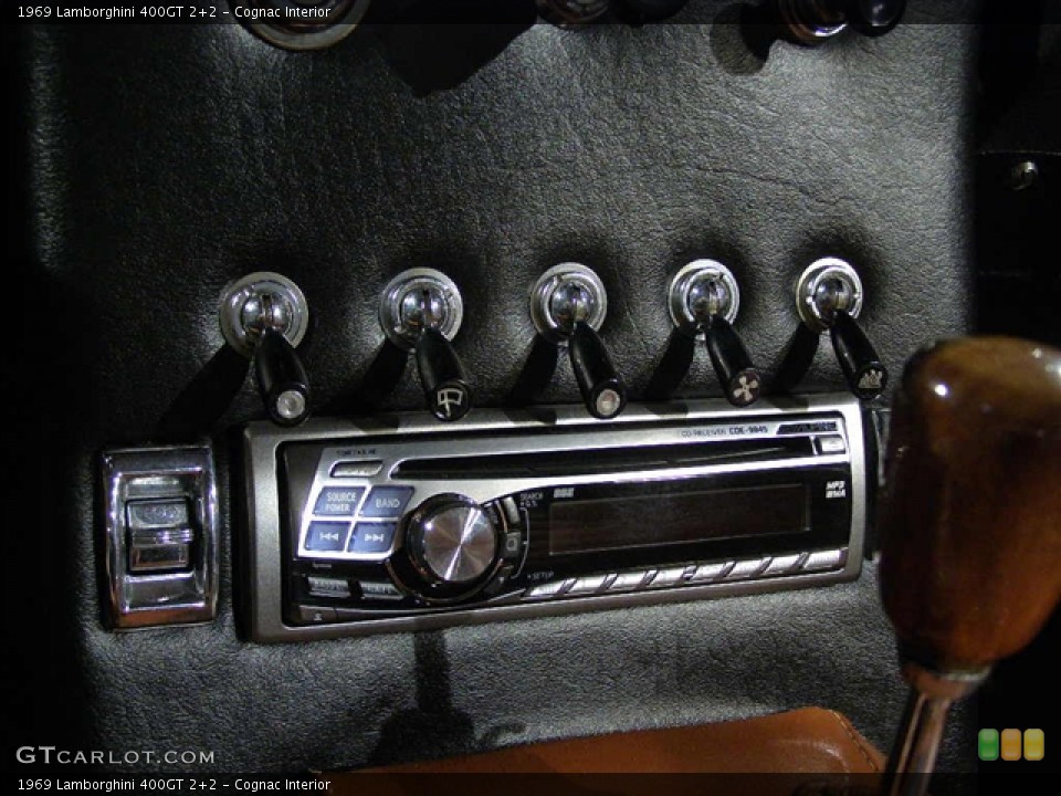 Cognac Interior Controls for the 1969 Lamborghini 400GT 2+2 #128017