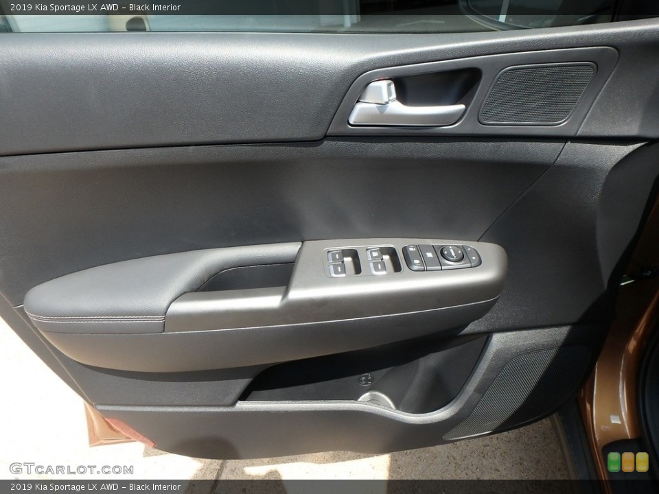 Black Interior Door Panel for the 2019 Kia Sportage LX AWD #128020261