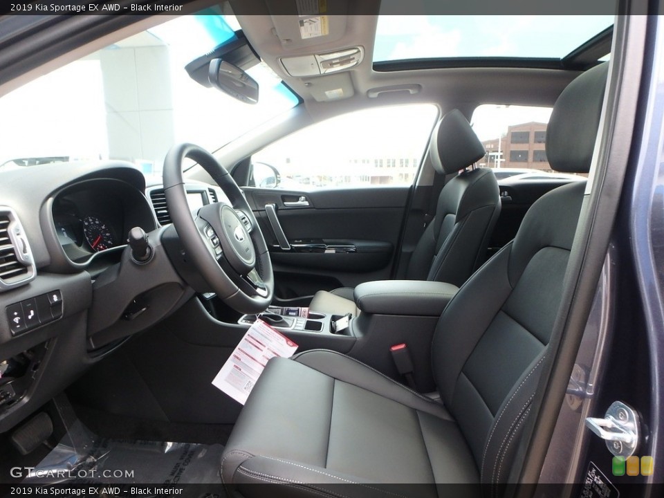 Black Interior Photo for the 2019 Kia Sportage EX AWD #128022193
