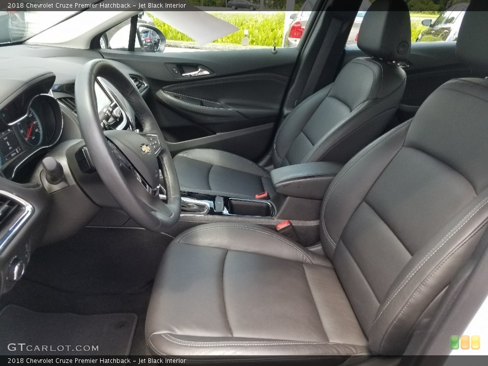 Jet Black Interior Photo for the 2018 Chevrolet Cruze Premier Hatchback #128030822