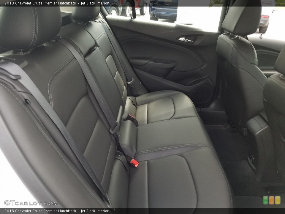 Jet Black Interior Rear Seat for the 2018 Chevrolet Cruze Premier Hatchback #128030873