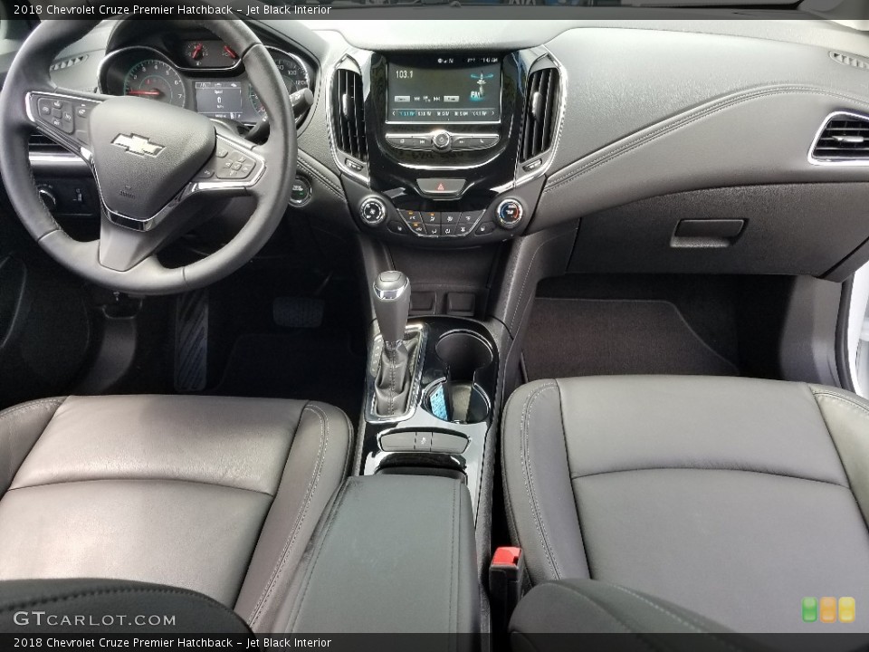 Jet Black Interior Dashboard for the 2018 Chevrolet Cruze Premier Hatchback #128030936