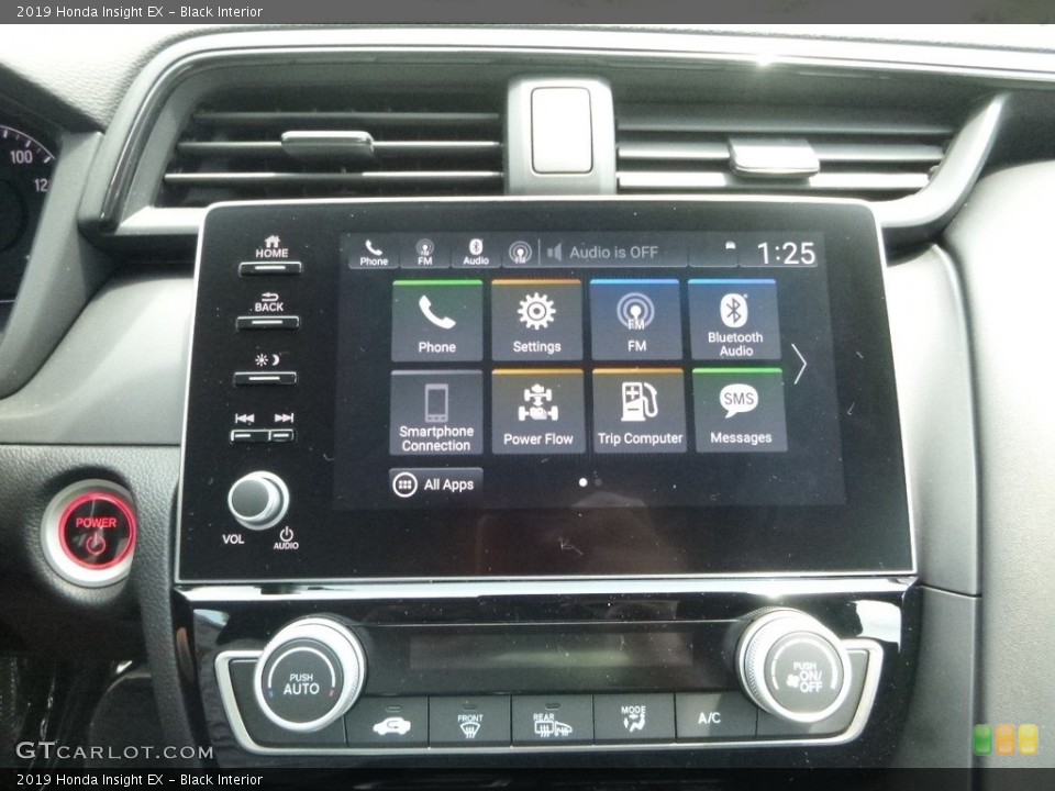 Black Interior Controls for the 2019 Honda Insight EX #128044498