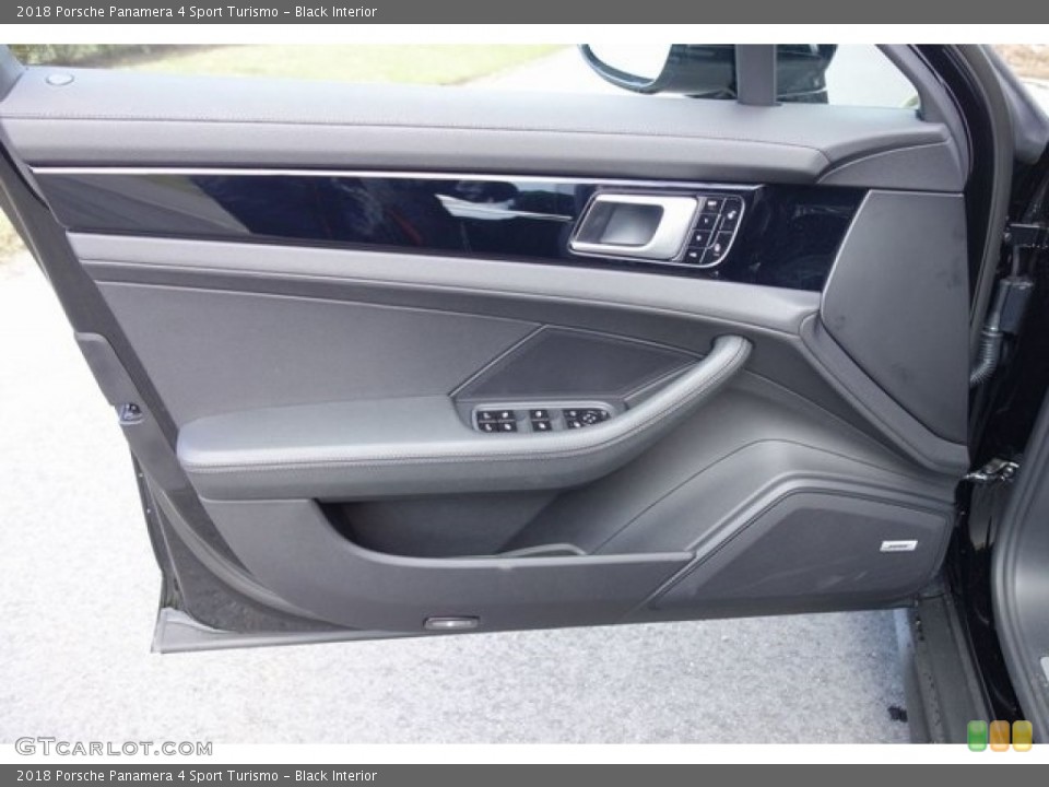 Black Interior Door Panel for the 2018 Porsche Panamera 4 Sport Turismo #128053190