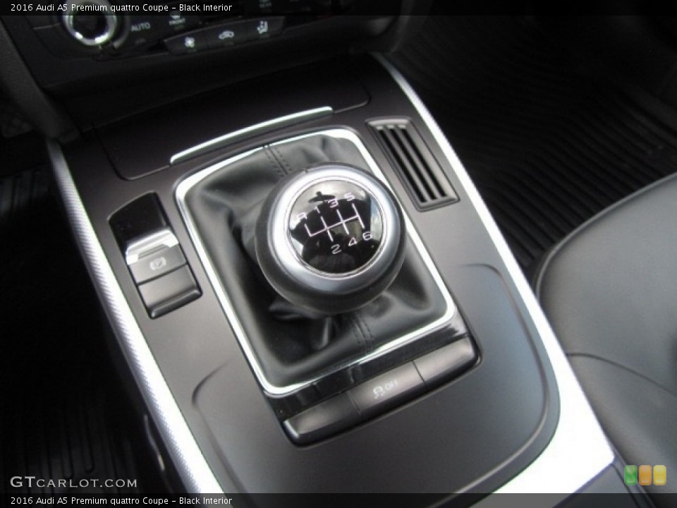 Black Interior Transmission for the 2016 Audi A5 Premium quattro Coupe #128056184