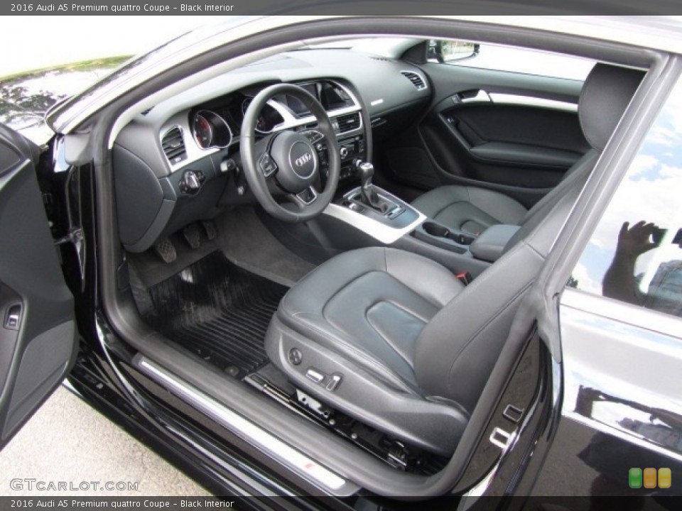 Black Interior Photo for the 2016 Audi A5 Premium quattro Coupe #128056199