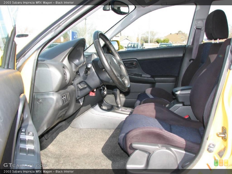Black Interior Photo for the 2003 Subaru Impreza WRX Wagon #1280569