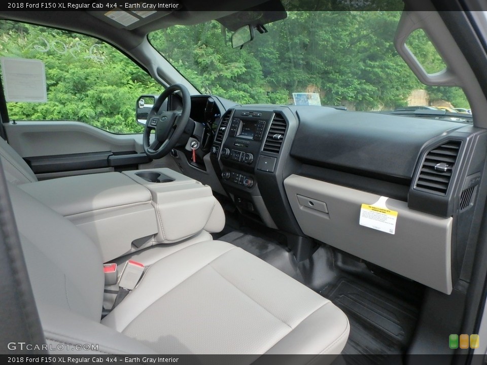 Earth Gray Interior Photo for the 2018 Ford F150 XL Regular Cab 4x4 #128058827