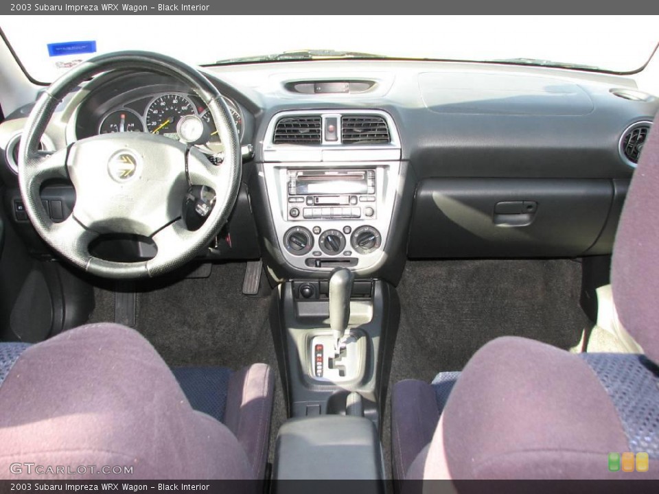 Black Interior Dashboard for the 2003 Subaru Impreza WRX Wagon #1280589