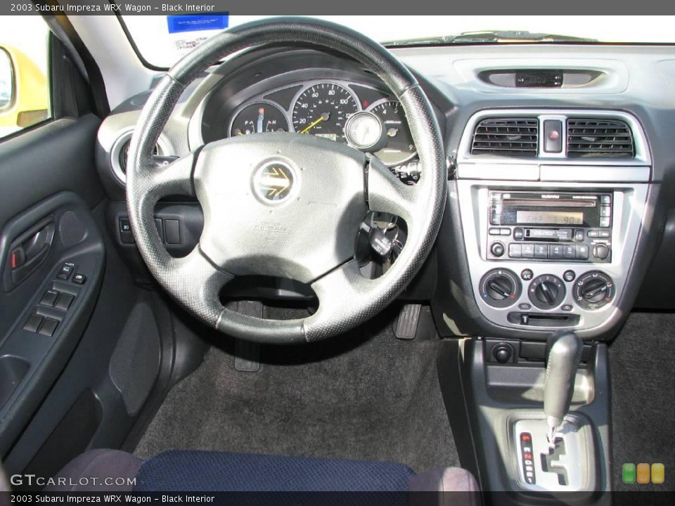 Black Interior Dashboard for the 2003 Subaru Impreza WRX Wagon #1280594