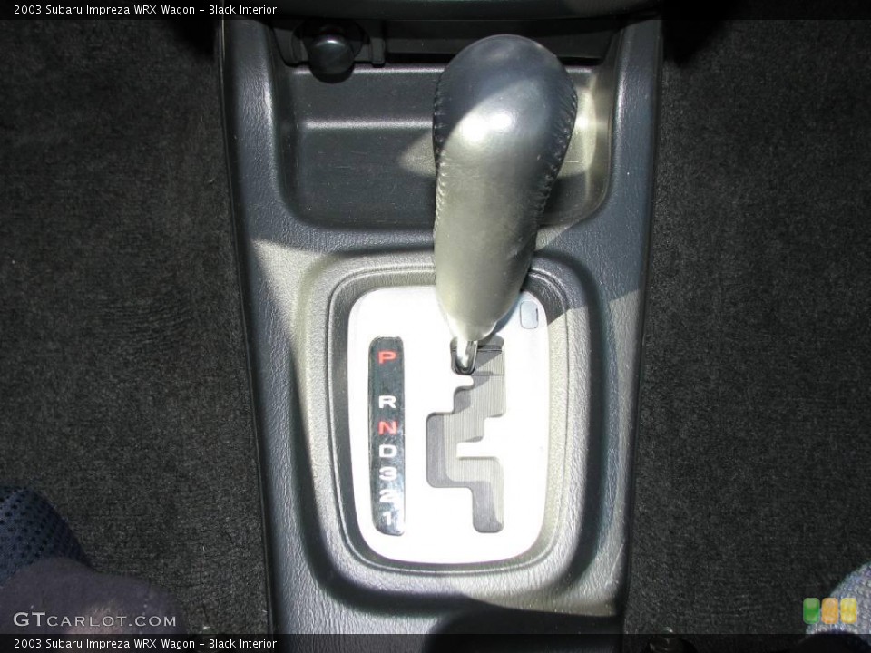 Black Interior Transmission for the 2003 Subaru Impreza WRX Wagon #1280609