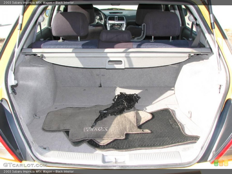 Black Interior Trunk for the 2003 Subaru Impreza WRX Wagon #1280619
