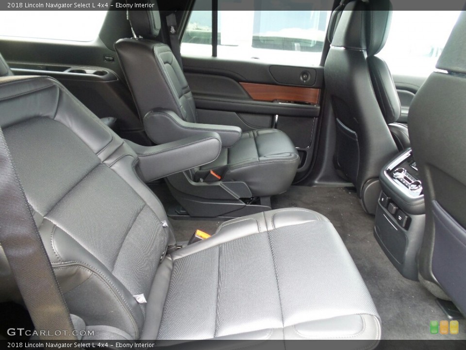Ebony Interior Rear Seat for the 2018 Lincoln Navigator Select L 4x4 #128066954