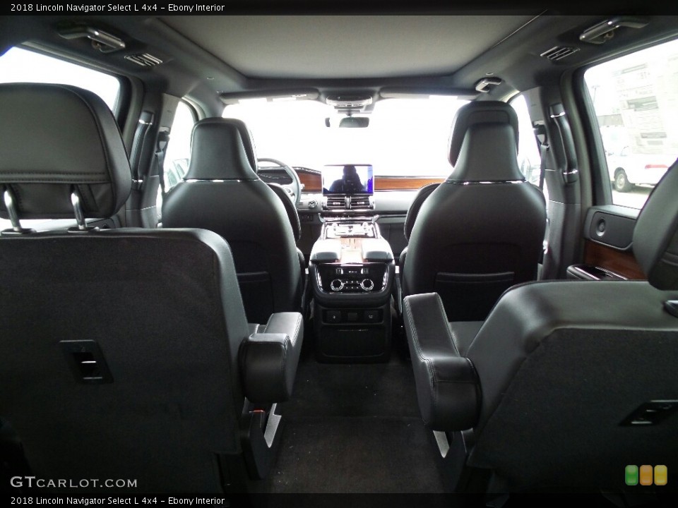 Ebony Interior Rear Seat for the 2018 Lincoln Navigator Select L 4x4 #128066984