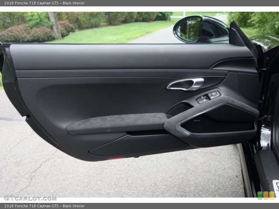 Black Interior Door Panel for the 2018 Porsche 718 Cayman GTS #128068427