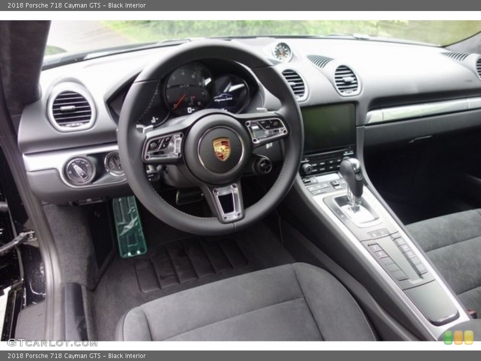 Black Interior Dashboard for the 2018 Porsche 718 Cayman GTS #128068484