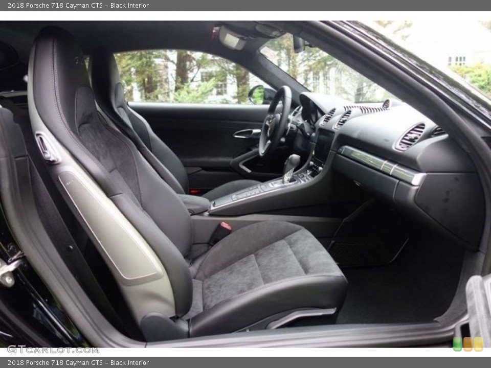 Black Interior Front Seat for the 2018 Porsche 718 Cayman GTS #128068508