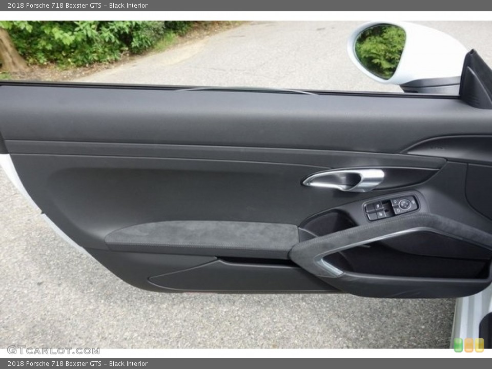 Black Interior Door Panel for the 2018 Porsche 718 Boxster GTS #128069159