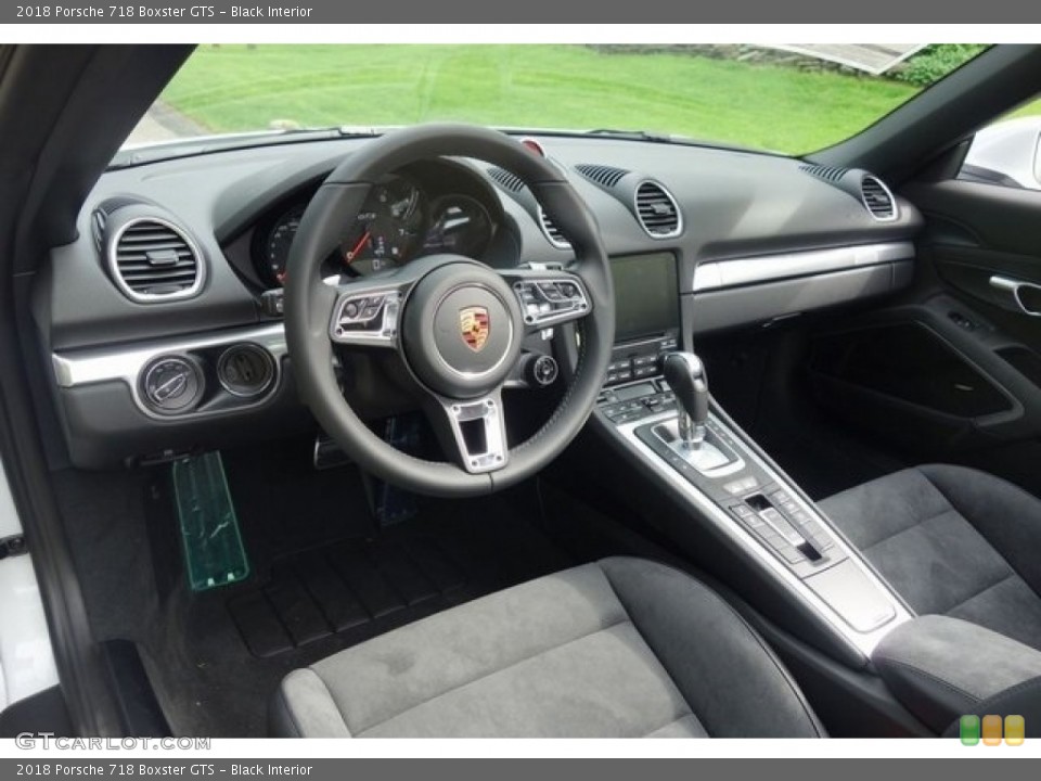 Black Interior Dashboard for the 2018 Porsche 718 Boxster GTS #128069171