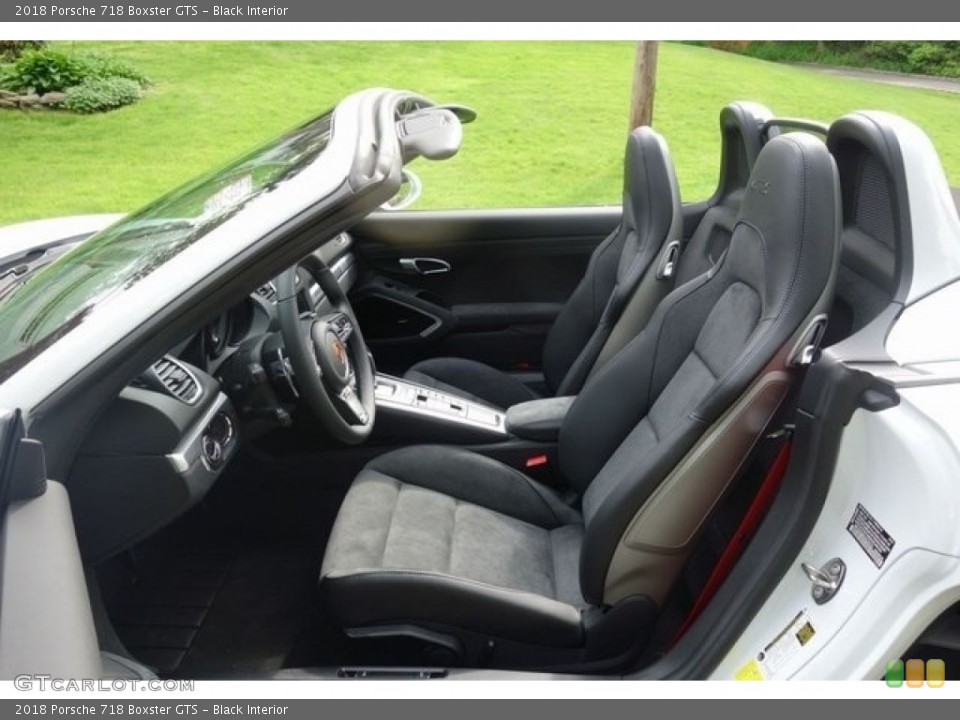 Black Interior Front Seat for the 2018 Porsche 718 Boxster GTS #128069210
