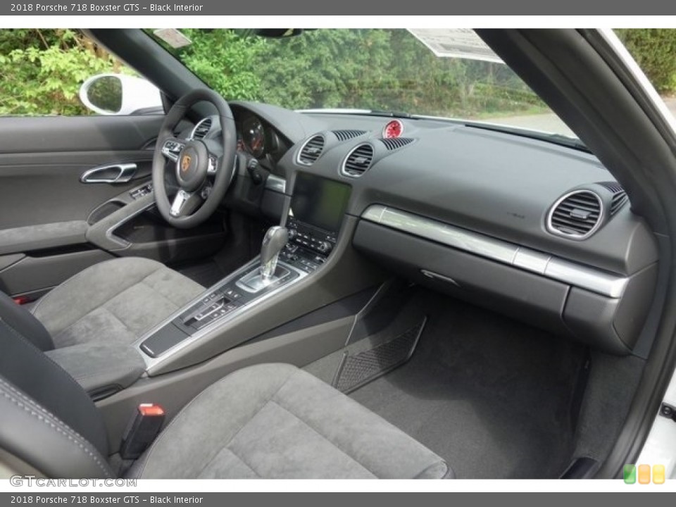 Black Interior Dashboard for the 2018 Porsche 718 Boxster GTS #128069225