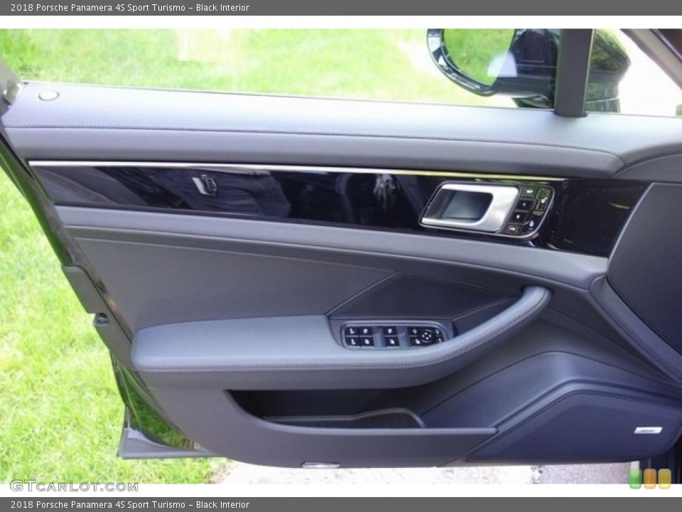 Black Interior Door Panel for the 2018 Porsche Panamera 4S Sport Turismo #128069906