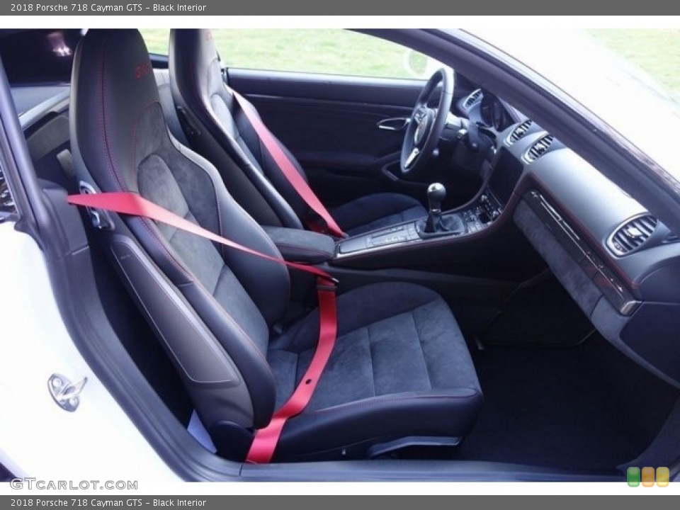 Black Interior Front Seat for the 2018 Porsche 718 Cayman GTS #128071037