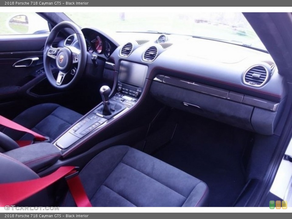 Black Interior Dashboard for the 2018 Porsche 718 Cayman GTS #128071070