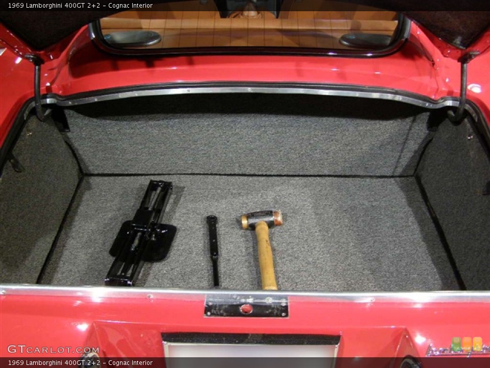 Cognac Interior Trunk for the 1969 Lamborghini 400GT 2+2 #128073