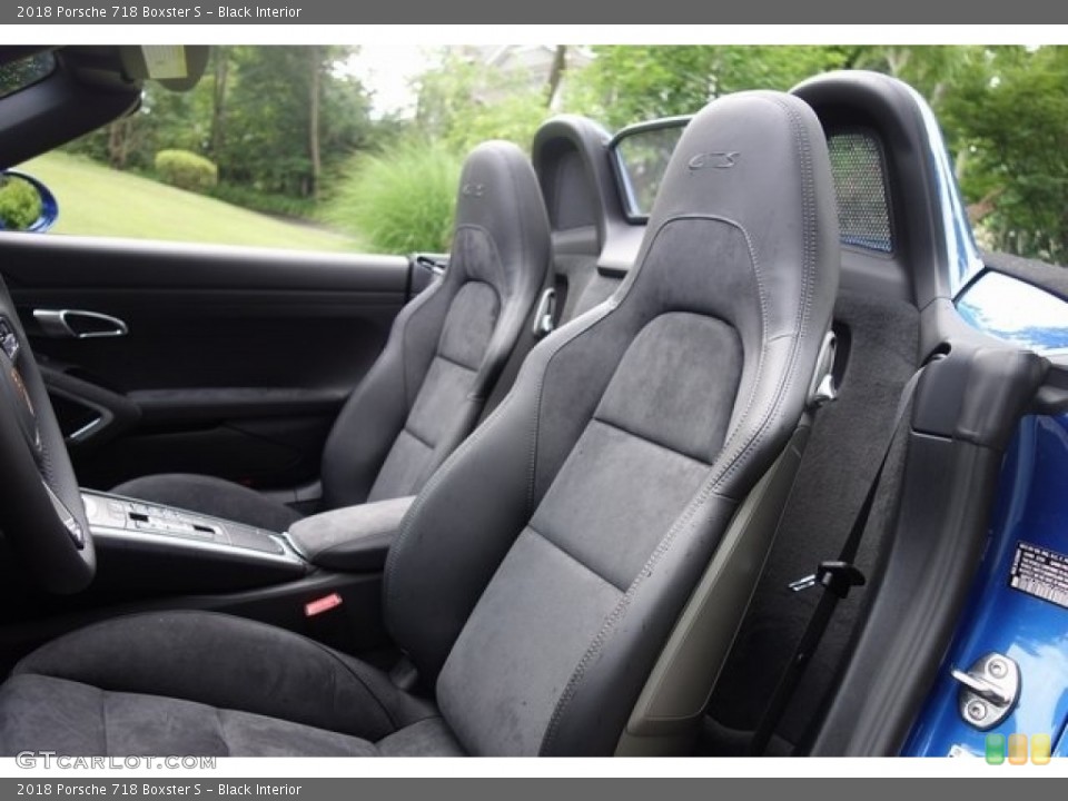 Black 2018 Porsche 718 Boxster Interiors