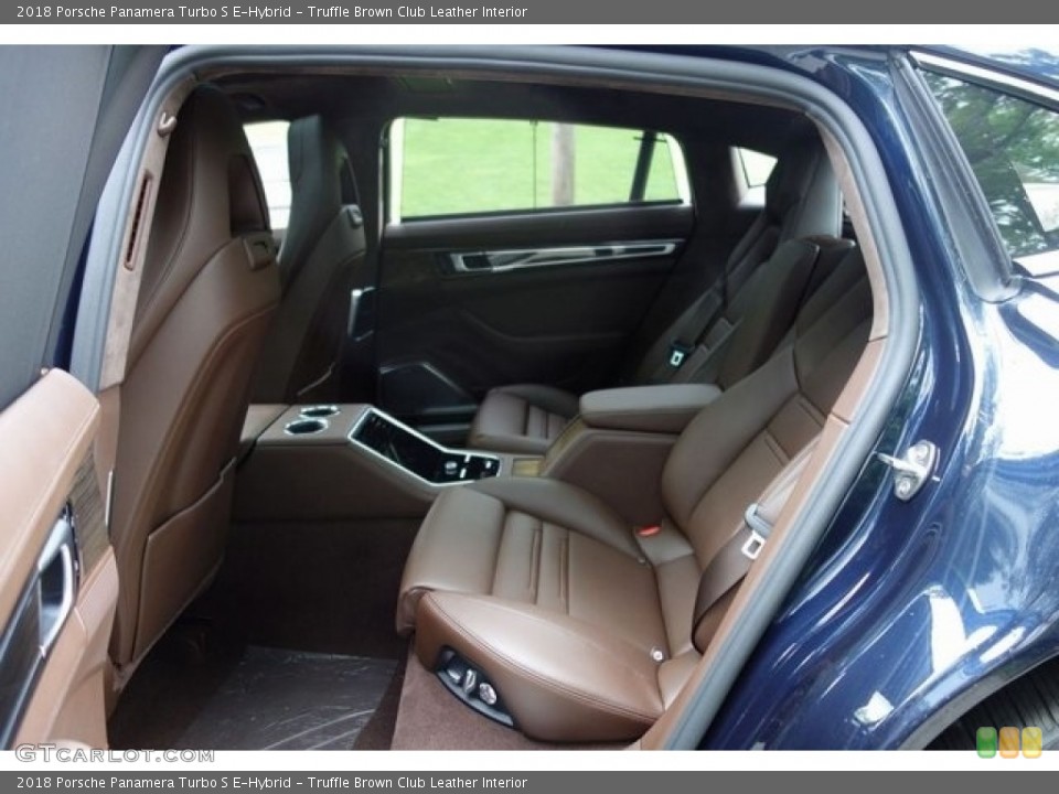 Truffle Brown Club Leather Interior Rear Seat for the 2018 Porsche Panamera Turbo S E-Hybrid #128083339