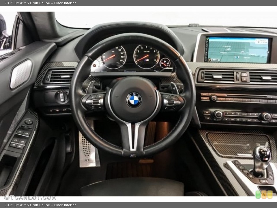 Black Interior Dashboard for the 2015 BMW M6 Gran Coupe #128083648
