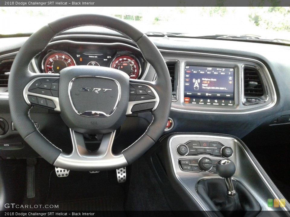 Black Interior Dashboard for the 2018 Dodge Challenger SRT Hellcat #128100323
