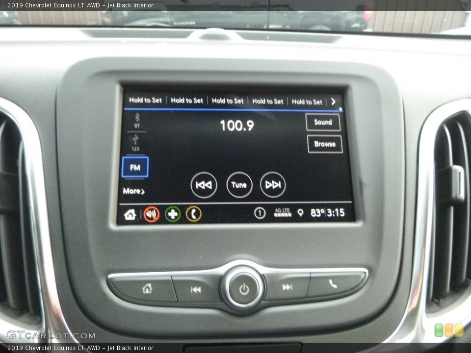 Jet Black Interior Audio System for the 2019 Chevrolet Equinox LT AWD #128110607