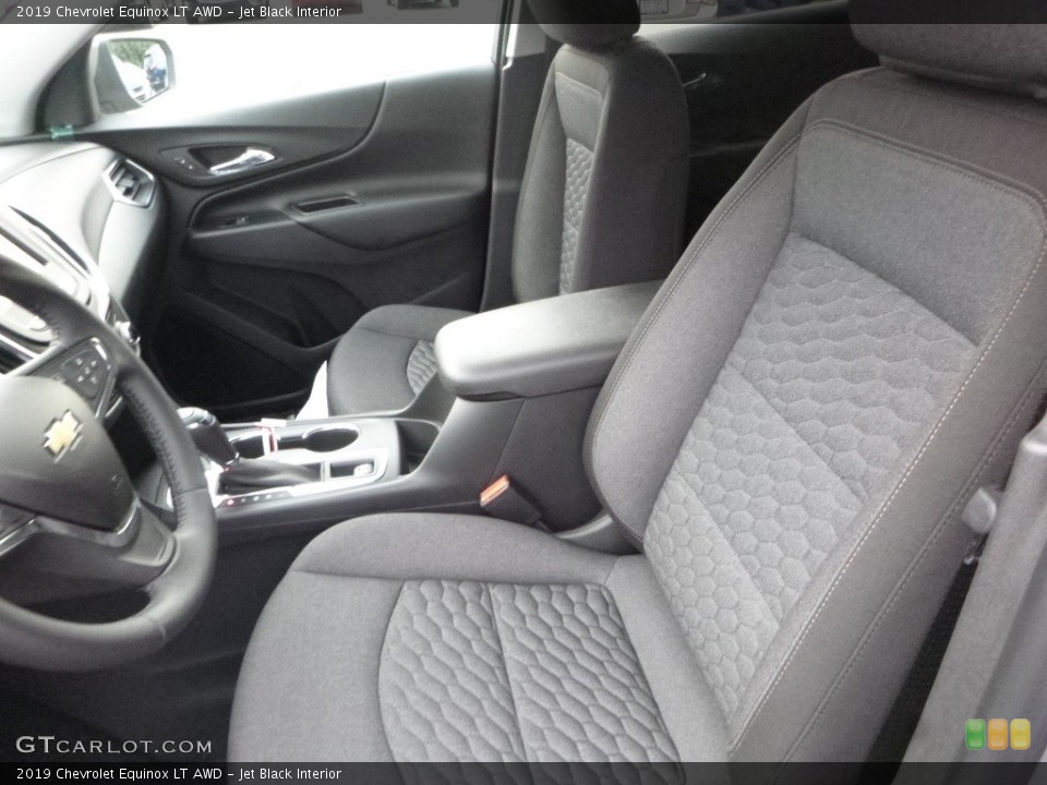 Jet Black Interior Front Seat for the 2019 Chevrolet Equinox LT AWD #128112566